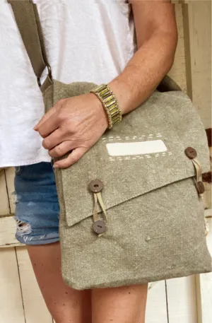 Close To You Jute Satchel Bag